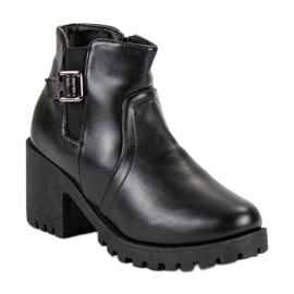 Botas Pretas Com Pele preto 1