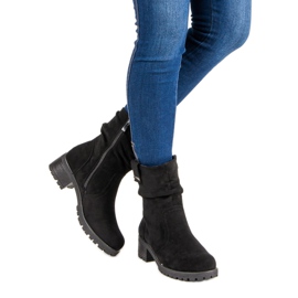 Filippo Botas altas femininas preto 2