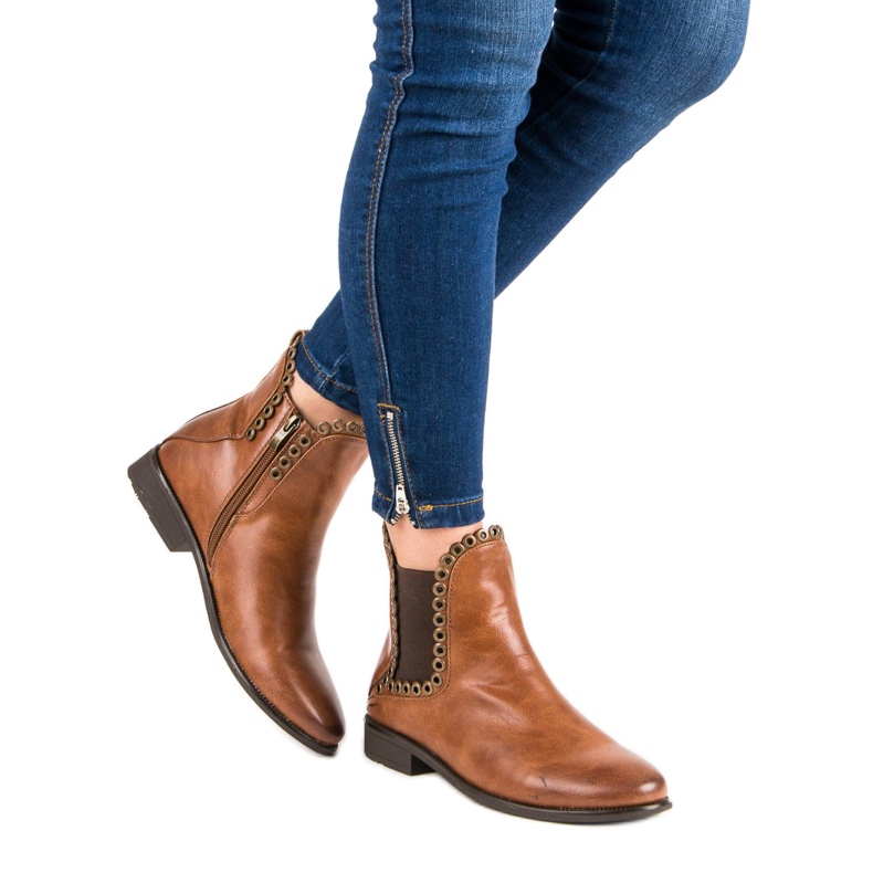 Filippo Botas Chelsea casuais marrom 2