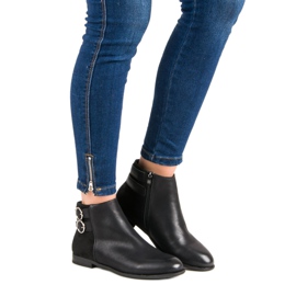 Super Mode Botas baixas pretas preto 1