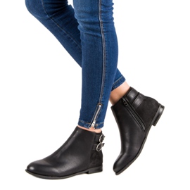 Super Mode Botas baixas pretas preto 2