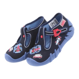 Sapatos infantis Befado 110P305 chinelos azul vermelho azul marinho 3