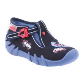 Sapatos infantis Befado 110P305 chinelos azul vermelho azul marinho 1