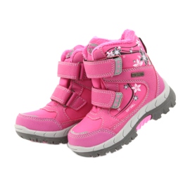 American Club Botas americanas de inverno com membrana 3121 rosa 3