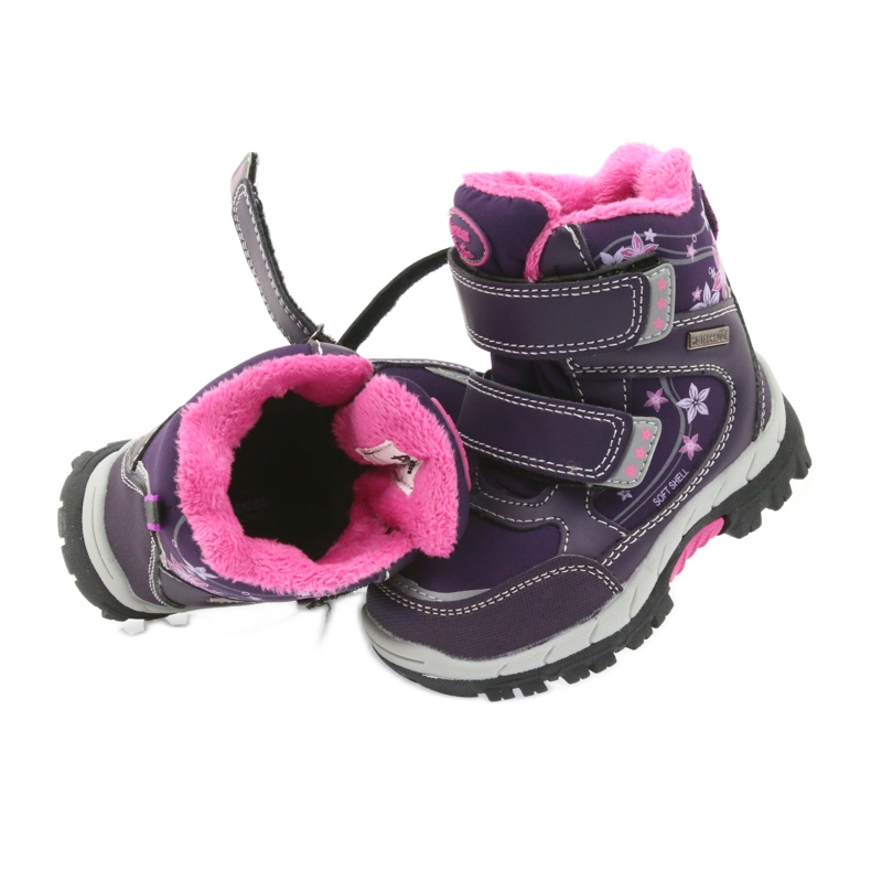American Club Botas americanas botas de inverno com membrana 3121 roxo 5