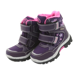American Club Botas americanas botas de inverno com membrana 3121 roxo 4