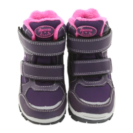 American Club Botas americanas botas de inverno com membrana 3121 roxo 3