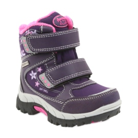 American Club Botas americanas botas de inverno com membrana 3121 roxo 1