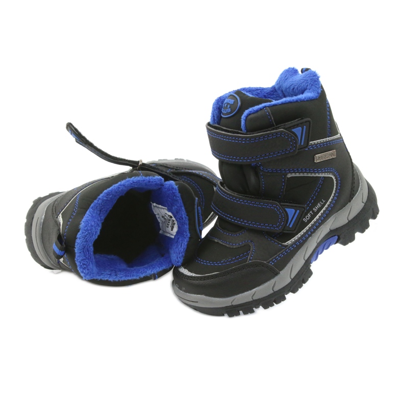 American Club Botas com membrana americana 3122 preta preto azul 4
