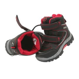 American Club Botas americanas botas de inverno com membrana 3122 preto vermelho 4
