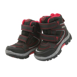 American Club Botas americanas botas de inverno com membrana 3122 preto vermelho 3