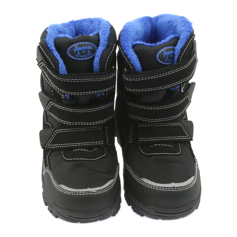 American Club Botas com membrana americana 0926 preta preto azul 3