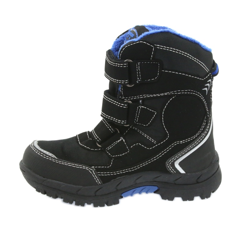 American Club Botas com membrana americana 0926 preta preto azul 2