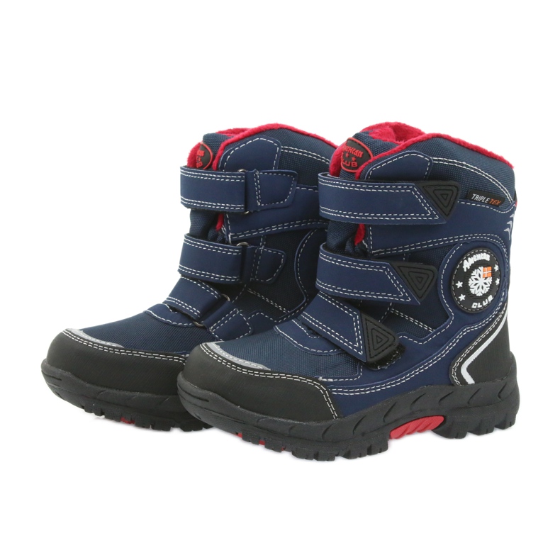 American Club Botas americanas botas de inverno com membrana 0926 preto vermelho azul marinho 4 American Club Botas americanas botas de inverno com membrana 0926 preto vermelho azul marinho 4