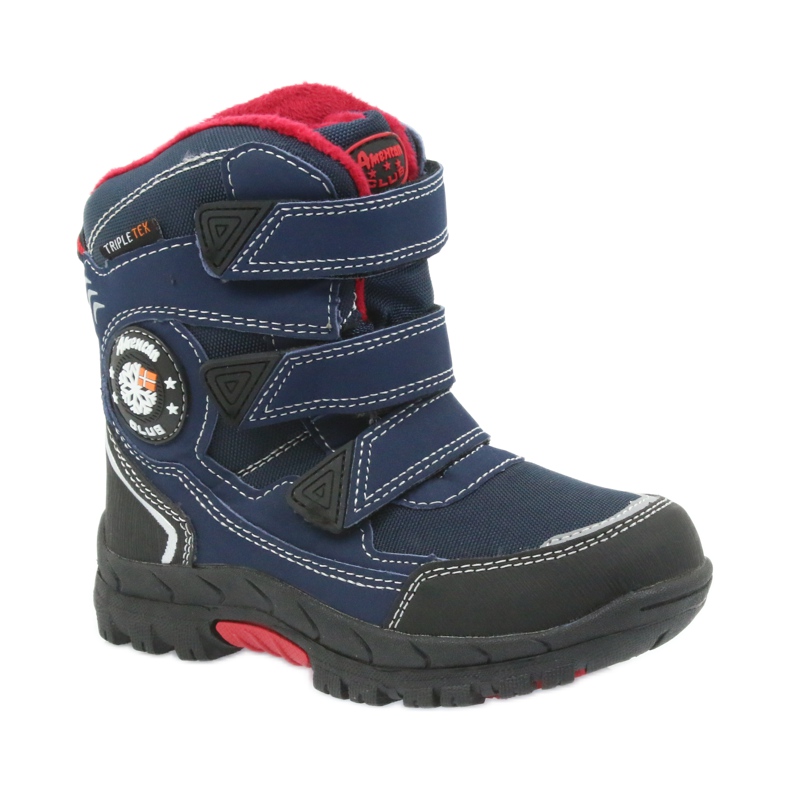 American Club Botas americanas botas de inverno com membrana 0926 preto vermelho azul marinho 1 American Club Botas americanas botas de inverno com membrana 0926 preto vermelho azul marinho 1
