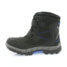 American Club Botas americanas botas de inverno com membrana 3123 preto azul 2 American Club Botas americanas botas de inverno com membrana 3123 preto azul 2