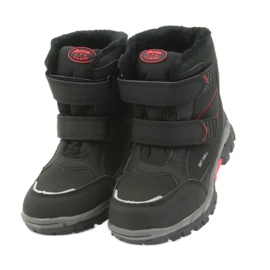 American Club Botas americanas botas de inverno com membrana 3123 preto vermelho 4