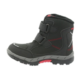 American Club Botas americanas botas de inverno com membrana 3123 preto vermelho 2