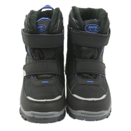 American Club Botas americanas botas de inverno com membrana de 1122 preto azul 4