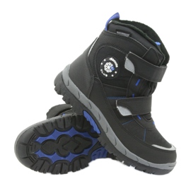 American Club Botas americanas botas de inverno com membrana de 1122 preto azul 3