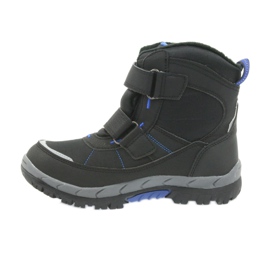 American Club Botas americanas botas de inverno com membrana de 1122 preto azul 2