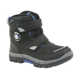 American Club Botas americanas botas de inverno com membrana de 1122 preto azul 1