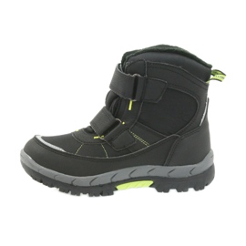 American Club Botas americanas botas de inverno com membrana de 1122 preto verde 2