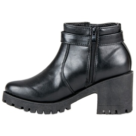 Botas femininas negras preto 1