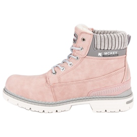 McKey Botas de caminhada cor-de-rosa femininas 1