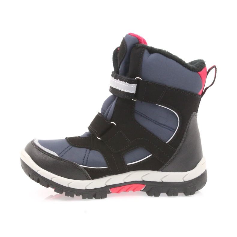 American Club Botas americanas botas de inverno com membrana de 1813 preto vermelho azul marinho 2 American Club Botas americanas botas de inverno com membrana de 1813 preto vermelho azul marinho 2