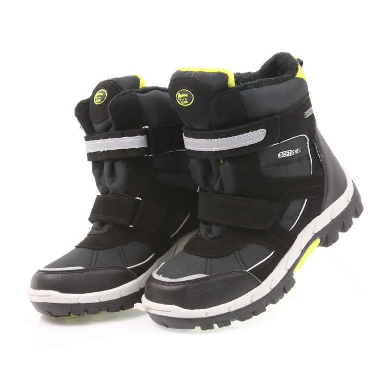 American Club Botas com membrana americana 1813 preta preto verde 4 American Club Botas com membrana americana 1813 preta preto verde 4