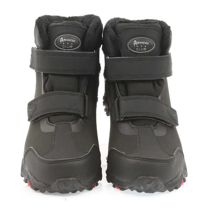 American Club Botinhas americanas botas de inverno com membrana preto 3