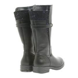 Ren But black long boots 4371 preto azul marinho 4