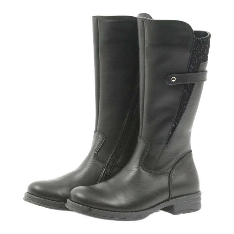 Ren But black long boots 4371 preto azul marinho 3