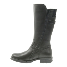 Ren But black long boots 4371 preto azul marinho 2