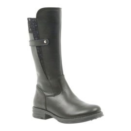 Ren But black long boots 4371 preto azul marinho 1