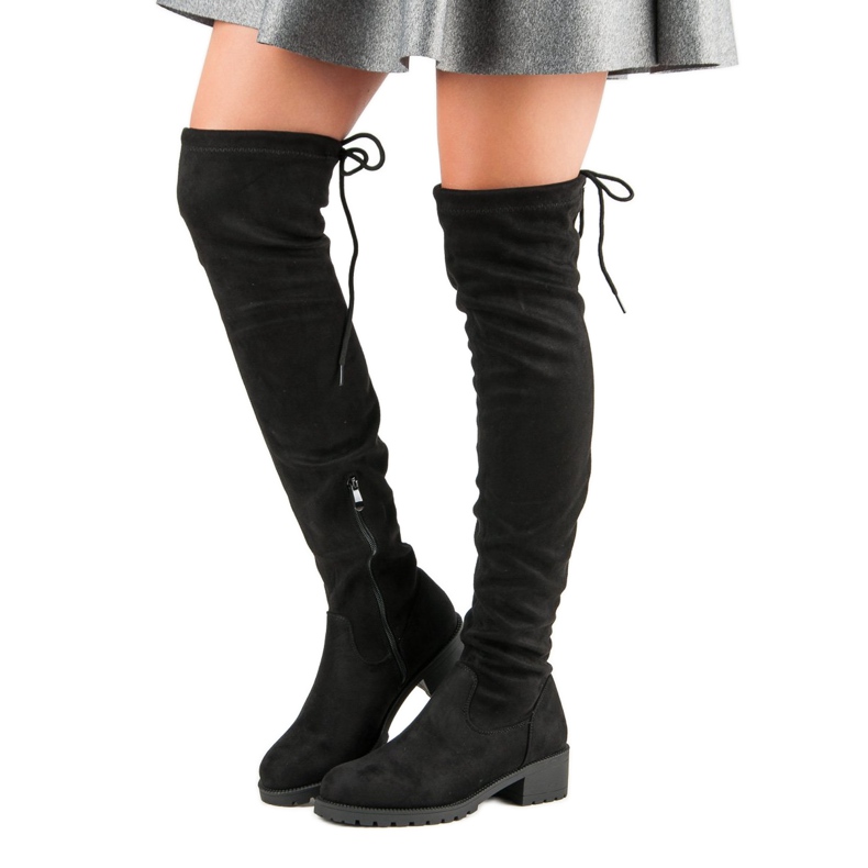 Seastar Botas de cano alto preto 1