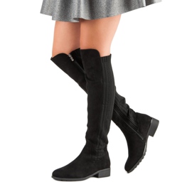 Filippo Botas de salto plano preto 2