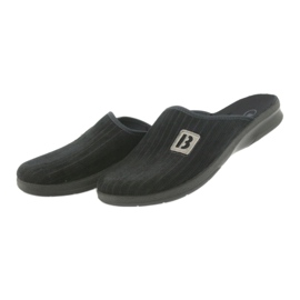 Chinelos sapatos masculinos Befado 548m015 chinelos pretos 4