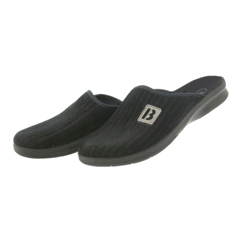 Chinelos sapatos masculinos Befado 548m015 chinelos pretos 4