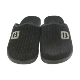 Chinelos sapatos masculinos Befado 548m015 chinelos pretos 3