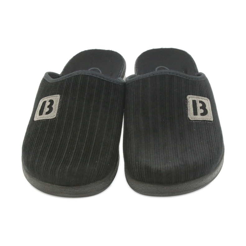 Chinelos sapatos masculinos Befado 548m015 chinelos pretos 3
