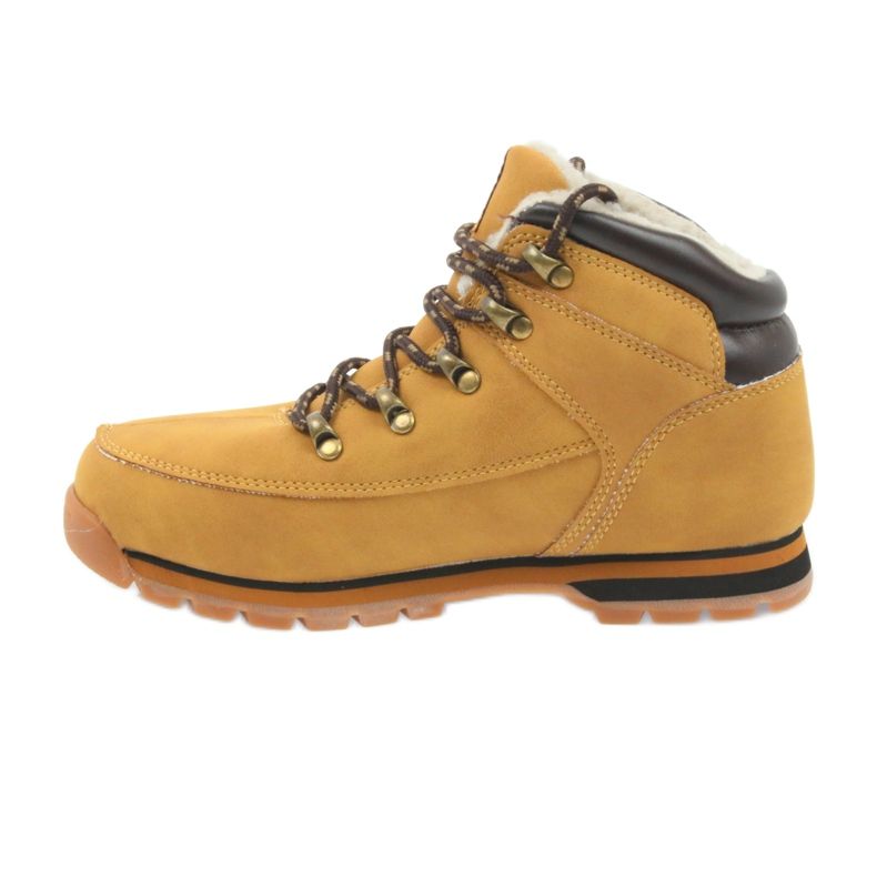 American Club Botas de cano altas americanas de inverno 152619 camelo bege 2