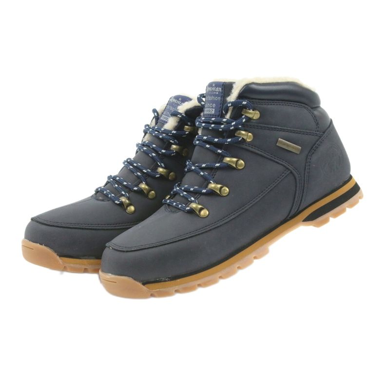 American Club Botas americanas botas de inverno 152619 azul marinho 3