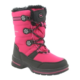 American Club Botas americanas de inverno com membrana 702SB preto rosa 1