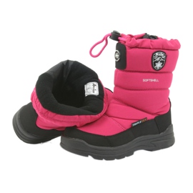American Club Botas americanas de inverno com membrana 801SB preto rosa 4
