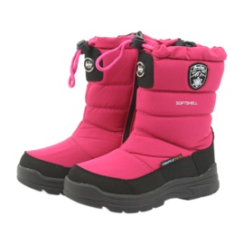 American Club Botas americanas de inverno com membrana 801SB preto rosa 3