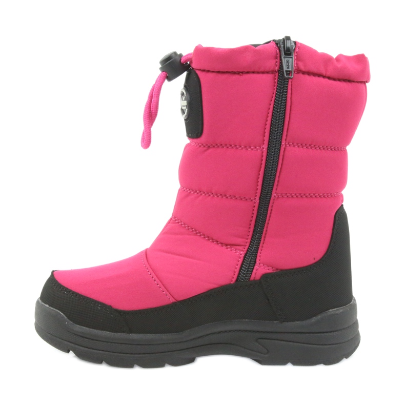 American Club Botas americanas de inverno com membrana 801SB preto rosa 2