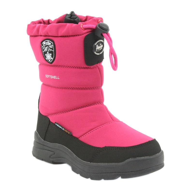 American Club Botas americanas de inverno com membrana 801SB preto rosa 1