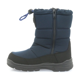 American Club Sapatos com membrana azul marinho americano 801SB preto 2